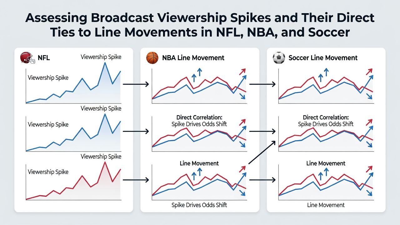 Soccer match broadcast with overlaid betting line fluctuation graphs from major leagues