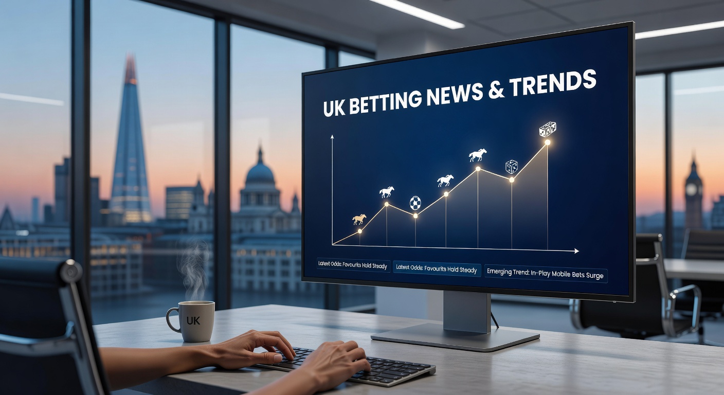 Digital screens displaying social media influencers promoting gambling sites alongside AI chatbot interfaces, highlighting the hidden dangers lurking online for UK punters