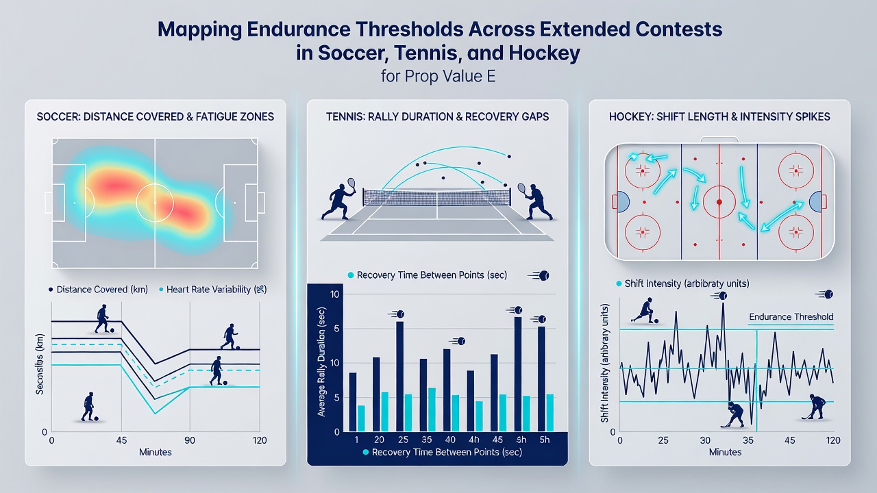 Chart showing prop bet value extraction points tied to endurance thresholds in extended contests