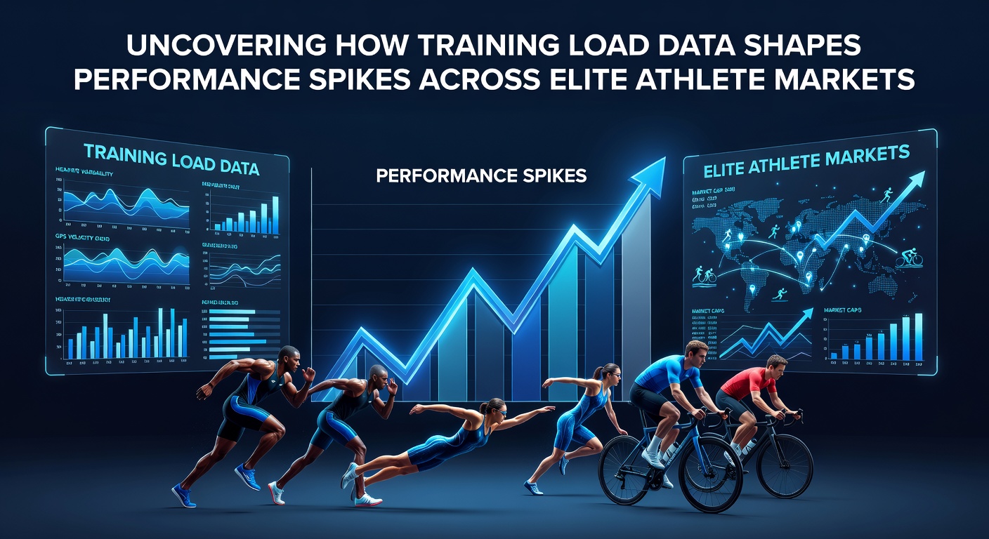 Elite athletes reviewing training load metrics on wearable devices during a team session