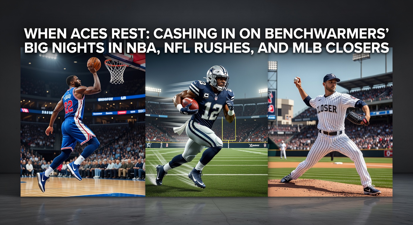 NBA bench player exploding for points while star rests on sidelines during March 2026 matchup