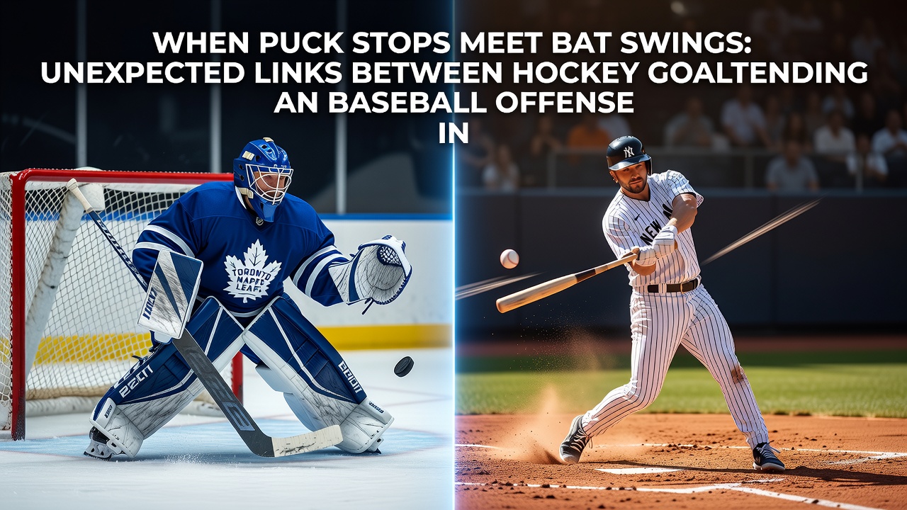 Data charts showing NHL save percentages overlaid with MLB slugging trends used in cross-league betting models